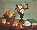 Henri Fantin-latour Canvas Paintings - Still Life 1866